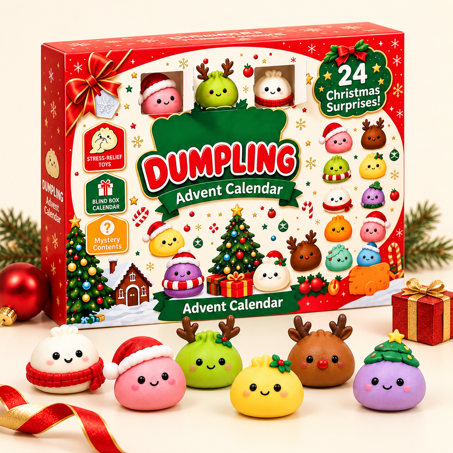 Dumpling Advent Calendar - 24 Days of Squishy Christmas Surprises