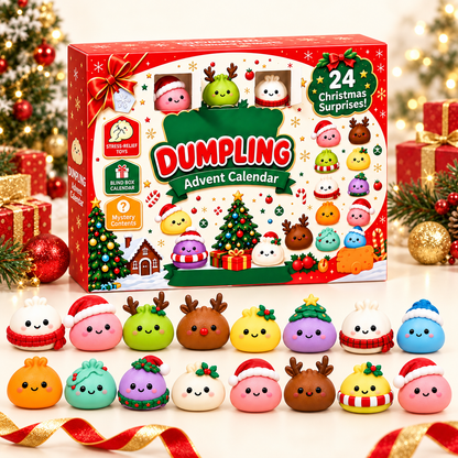 Dumpling Advent Calendar - 24 Days of Squishy Christmas Surprises